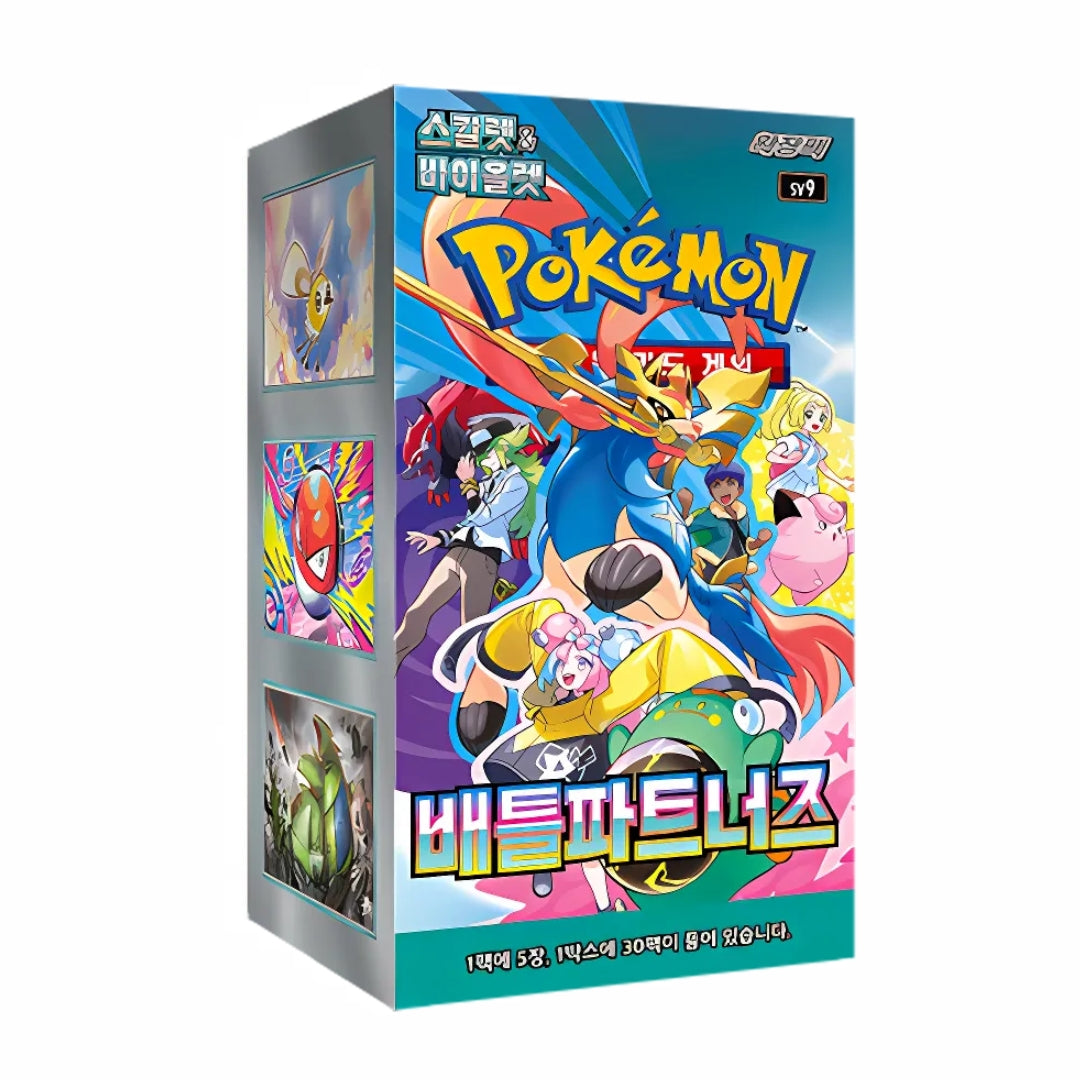 Pokmon Battle Partners sv9 Korean Booster Box Magikart Cards Inc. Pokmon Battle Partners sv9 Korean Booster Box Magikart Cards Inc.