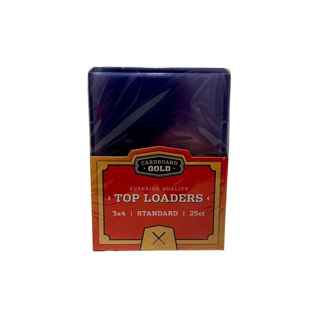 Cardboard Gold Standard 3x4 Top Loaders (25 Pack)