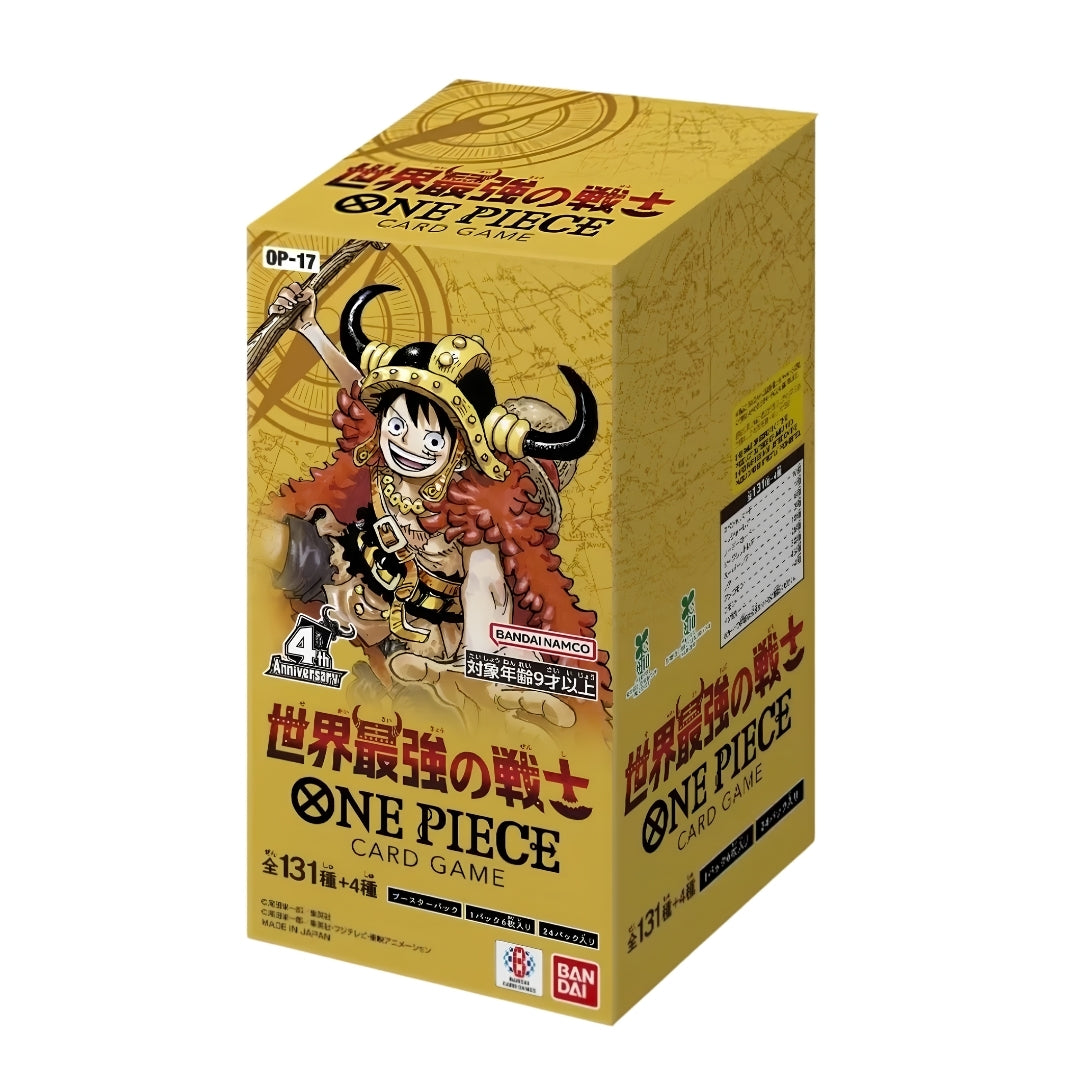 One Piece The World’s Strongest Warriors OP-17 Japanese Booster Box (Pre-order)