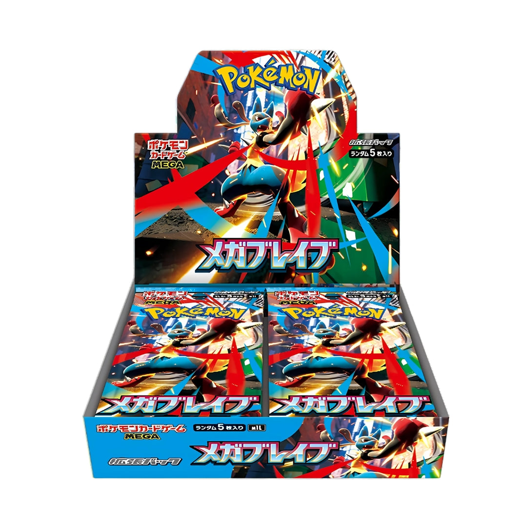 japanese booster box opening Pokémon Mega Brave m1L Japanese Booster Box – Magikart Cards Inc