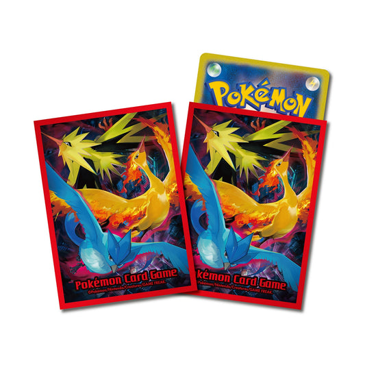 Pokémon Moltres, Zapdos & Articuno Card Sleeves (Red)