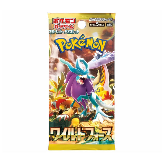 Pokémon Wild Force sv5k Japanese Booster Pack